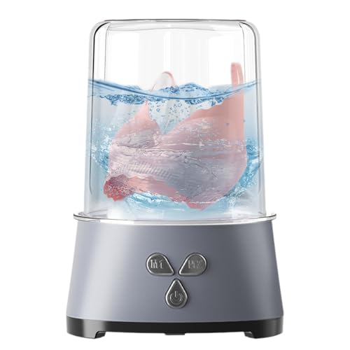 Small Washer, Rechargeable Compact Washer, Long Lasting Battery Life, Deep Cleaning Powered, 9.06x6.3 Inches, Ideal for Socks, Baby Clothes, Underpants, Underwear, Travel, Home Use