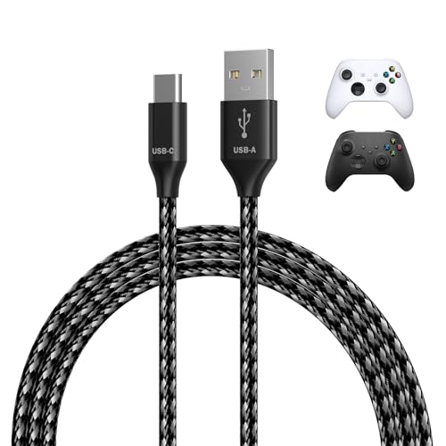 MMOBIEL USB-C Kabel für Xbox 2m USB-A auf Type-C [2 Stück] Ladekabel für Controller 18W 480Mbps (Xbox Cable USB-C 2m)