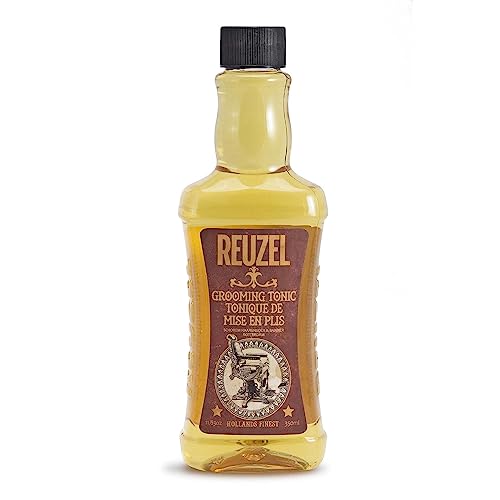 Reuzel - Grooming Tonic For Men - Low Shine - Water Based - Adds Volume w/o Weighing Hair Down - Protects From Heat Damage - 852578006058 , 11.83 oz / 350 ml (1er Pack)