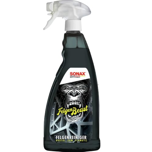 SONAX FelgenBeast (1 Liter) Felgenreiniger für alle polierten, verchromten und matten Stahl- & Leichtmetallfelgen | Art-Nr. 04333000