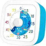 ZLPBAO Visueller Timer Die - Unterwasserwelt, 60 Minuten Countdown Timer für Kinder und Erwachsene, Leiser Klassenzimmer Timer, Sanduhr Zeitmanagement Werkzeug für Zuhause, Schule oder Arbeit