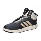 adidas Herren Hoops 3.0 Mid Lifestyle Basketball Classic Fur Lining Winterized Shoes, core Black/Magic beige/Wonder White, 44 EU