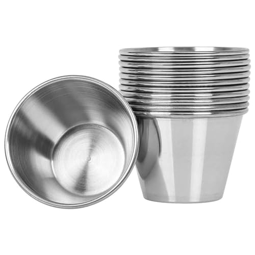 Happy Friends - Puddingform - Edelstahl -12er Set- Durchmesser - 9 cm