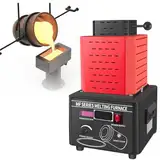 Schmelzofen, Metallguss-Kit, 5 kW, Goldschmelzofen 2912F, schnelles Schmelzen von Silber, Kupfer, Eisen, Aluminium, Zinn, elektromagnetisch, mit Graphittiegel, sicheres Design, breite Anwend