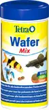 Tetra Wafer Mix - Fischfutter für alle Bodenfische (z.B. Welse) und Krebse, für gesundes Wachstum und eine bessere Widerstandskraft, 250 ml