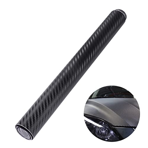 ibasenice Aufkleber Rollen Carbon Fiber Vinyl Car Auto-vinylfolie Autofolienrolle Automotive Vinyl Wraps Kohlefaser- Carbonfolie Schreibtischhülle Auto Wickeln Karosserie Geschenkpapier