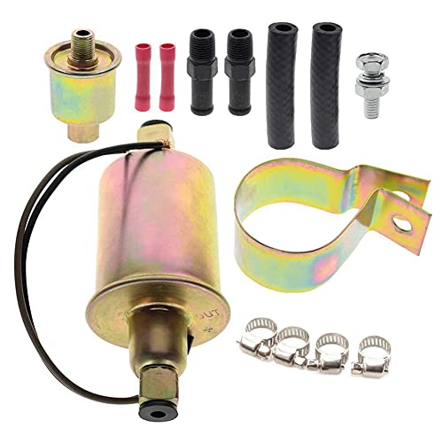 Electric Fuel Pump 6 Volt Fuel Pump Universal Inline Fuel Pump Simple Two Wire Design Compatible with Fits for Buick 1927 to 1930 1931 1932