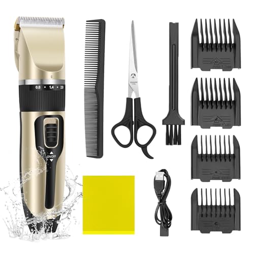 Professioneller Haarschneider, All-in-1 Körperhaartrimmer, kabelloser Präzisionstrimmer, 90 min, ultraschallscharfe Klinge, für Männer, Kinder oder Haustiere