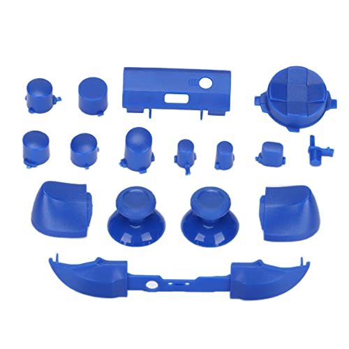 Annadue Komplettes Tastenset für Series, Dpad Bumper Trigger Buttons RT LT RB LB ABXY Buttons Ersatzknopf Reparaturset für Series X & S(Blau)