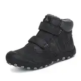 Mishansha Kinder Winterschuhe Warm Gefüttert Jungen Winterstiefel Mädchen Wasserdicht SchneeschuheLeicht Winterboots rutschfest Outdoor Wanderschuhe