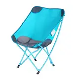 DELURA Camping Chair Outdoor Fishing Chair Ultralight Camping Chair with Mesh Stitching Compact Folding Backpacking Seat Stool with Large Back Storage Pocket Folding Chairs for Outside Portable