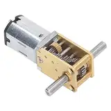 DC-Getriebemotor, 60 U/min, Doppelwelle, geräuscharm, DC12 V, Schneckengetriebe-Geschwindigkeitsreduzierungsmotor für Roboter