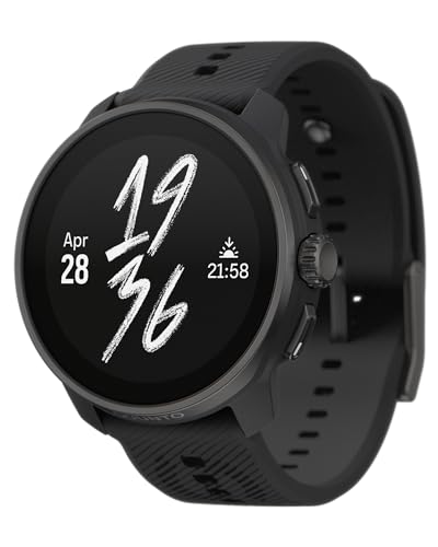 SUUNTO Race S Laufuhr mit AMOLED Touchscreen, Zweifrequenz GPS Sportuhr, Krone & Tastenbedienung, HRV & Schlafverfolgung, KI-basierter Trainingsplan, Kostenlose Offline-Karten, 50m Wasserdicht