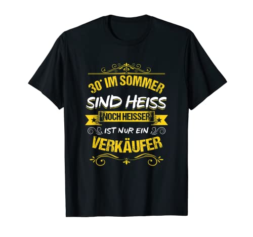 Heiße Verkäufer Verkäuferin Handel Umsatz Kaufhalle Geschenk T-Shirt