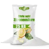 25kg Zitronensäure Pulver in Lebensmittelqualität | Hausmittel für Küche & Haushalt | 25 kg Citronensäure 100% Rein | Zitronensäure E330