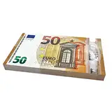 Scratch Cash 100 x € 50 Euro Money to Play (Größe reduziert auf 75% im Vergleich zu echten)