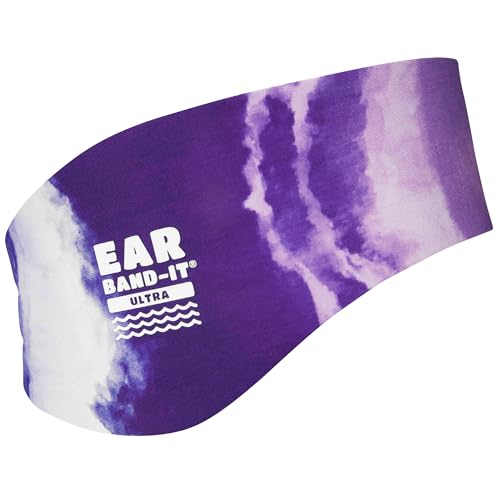 EARBAND-IT Ultra Tie Dye Schwimmstirnband NUR Empfohlener Wasserschutz für Bad, Dusche, Pool, Strand