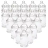 Victorian Plastic Jar with Screw Lid 380ML (25) by jars2u