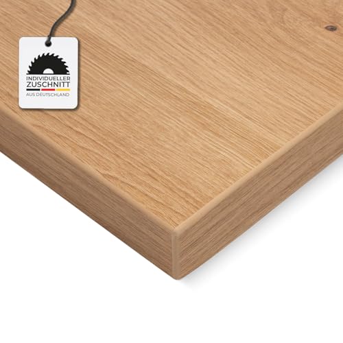 HausFux Spanplatte nach Maß - 1,9 cm stark, melaminbeschichtet, mit ABS-Kante - Made in Germany - Maßanfertigung - für Möbel- und Innenausbau (Artisan Eiche, 30 x 10 cm)