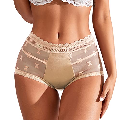 WKAYsIV Frau Unterwäsche Unterwäsche Für Herren Unterwäsche Damen Slip Set compatible with Motorrad Unterwäsche Sommer Herren Body Unterwäsche Damen(Beige,L)