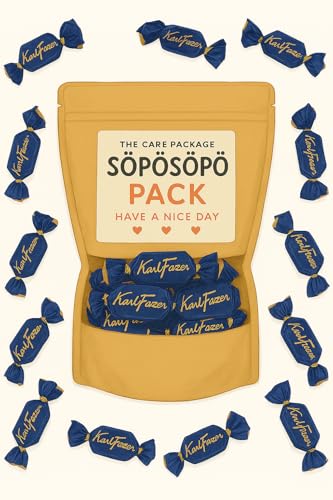 SÖPÖSÖPÖ Skandinavisches Naschpaket – Milchschokolade – 150g Nordische Süßigkeitentüte – Finnlands beliebteste Schokolade – Zart & Cremig SÖPÖSÖPÖ-Pack
