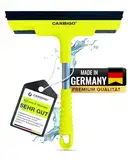 CARBIGO Scheibenabzieher Auto mit Schwamm & Gummilippe I Abzieher Auto, klare Sicht & Schmutz-Entfernung ohne Verkratzen I Fensterwischer und Fensterabzieher für Scheibenreinigung I Gummiabzieher Auto