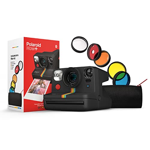 Polaroid Now+ Sofortbildkamera i-Type – Schwarz, Keine Filme