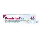 Kamistad Gel – schmerzlinderndes Gel bei leichten Entzündungen des Zahnfleisches und der Mundschleimhaut – hemmt Entzündungen, fördert die Heilung – 1 x 20 g