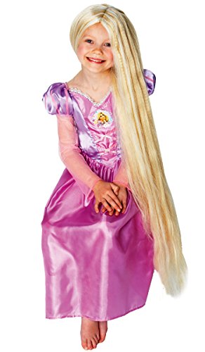 Generique - Lange Rapunzel Perücke für Kinder 80 cm blond