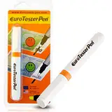 EURO TESTER PEN XL – Professioneller Geldscheinprüfer Fake Geld, Geldprüfstift für Euro, Dollar, britische Pfund und die wichtigsten internationalen Währungen, Original Made in Italy