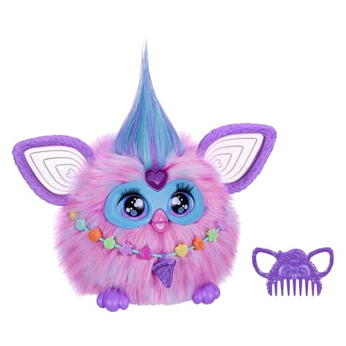 Furby (rosa Interaktives Plüschtier – Spricht Deutsch & Furbisch, reagiert auf Stimme, Tanzt & leuchtet – 5 Spielmodi, 600+ Reaktionen – Elektronisches Spielzeug ab 6 Jahren