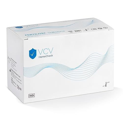 VCV HomeCheck Fruchtbarkeitstest für Männer | Misst Sperma-Konzentration als Hinweis auf Unfruchtbarkeit | Spermien-Test für zuhause | Diskret verpackter Sperma-Test