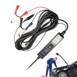 Kfz-Stromkreistester, elektrisches Testwerkzeug, 6 – 24 V, digitaler Detektor für Steckdosen, Kabel, Sicherungen, für Auto, Haus, genaue Messung