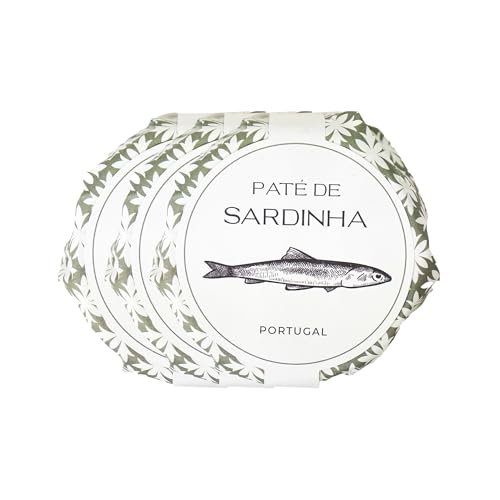 Feinkost Machado Sardinen Paté – Portugiesische Lebensmittel & Feinkost Geschenke | Fischkonserven & Pastete aus Sardinen | Feinkost Weihnachten | Geschenk Feinkost