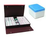 Yudu XXL Mah-Jongg Mahjongg Mahjong 5 KG (blau)