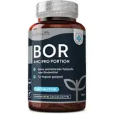 Boron - 4mg Reines Bor je Tablette - 400 Tabletten - 13 Monate Vorrat - Laborgeprüft - Ohne unerwünschte Zusätze - Hochdosiert - Veganfreundlich - Hergestellt von Nutravita