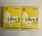 Freestyle Libre 3 Plus Sensor 2 Stück Blutzucker Messgerät bloodsugar diabetes two pieces