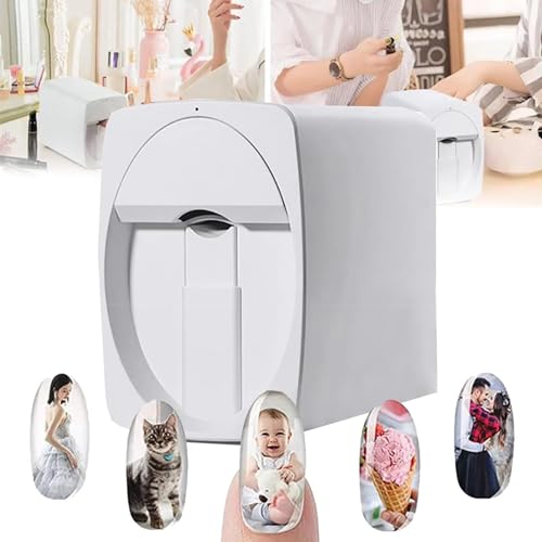 3D-Nageldrucker, Nagelstudio-Set, professionelle Nageldruckmaschine, unterstützt DIY, für Nagelkunst für Nagelstudio