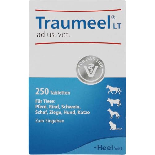 Traumeel LT ad us. vet. 250 Tabletten | Natürliches Tierarzneimittel für Hunde, Katzen, Pferde, Rinder, Schweine, Schafe und Ziegen | Made in Germany