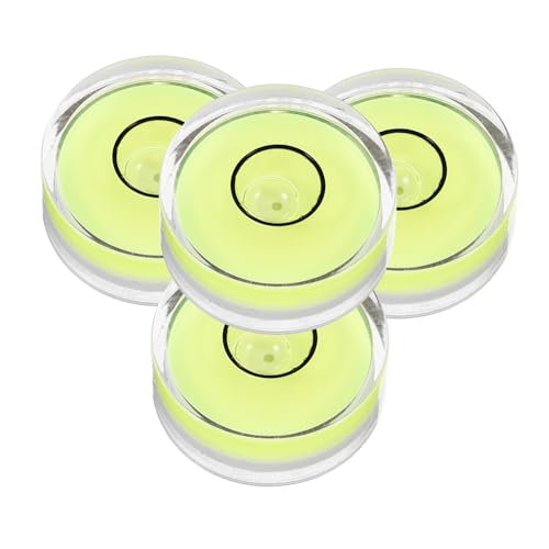 ERINGOGO 4 Stück Teiliges Disc Stabilizer für Ausgleichs Werkzeug mit Wasserwaage Verbesserung der Klangqualität und Reduzierung von Vibrationen für Vinyl
