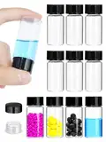 COTOM 10ml Fläschchen Transparente Probenahme Glasflaschen mit Schraubverschluss Lecksichere Probe Glasflasche(10pcs)