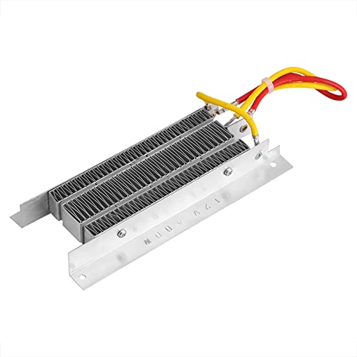 WOHPNLE 12V 400W Heizelement, Elektrische PTC-Heizung Welligkeitsheizelement-Heizungssatz Welligkeitselementheizung Elektrische Keramikheizung Thermostatische Isolierung