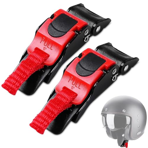 ZKSXOA 2pcs Motorrad Helm Release Schnallen,Helmschnalle,Schnalle Helm,Helmet Buckle,Um den Helm stabil zu halten und den Helmkinnriemen beim Motorrad oder Radfahren zu fixieren