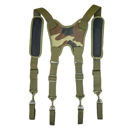 YUECIBAI Hosenträger Suspender Werkzeuggürtel-Hosenträger. Outdoor-Kampfgeschirr Ml911-Camo