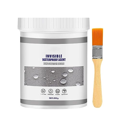 Heyzeibo 300g Transparenter Wasserdichter Beschichtungsmittel, Wasserdichte Isolier-Dichtstoff-Emulsion, für Badezimmer, Toilette, Fliesen, Wände, Dach, für den Innen- und Außenbereich