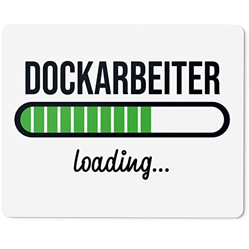JUNIWORDS Mauspad Mousepad, Dockarbeiter Loading (6192585)