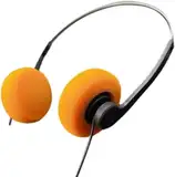 Gammaeon Retro-Kopfhörer Over-Ear im 80er Design – Leichtgewicht Stereo-Kopfhörer mit Kabel für Smartphones, Inklusive Ohrpolster aus Memory-Schaum und 3,5mm Klinkenstecker