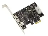 KALEA-INFORMATIQUE PCI Express PCIe x1 Controller-Karte Firewire 800 und 400 IEEE1394A und IEEE1394B 2+1 Ausgänge mit Chipsatz TI XIO2213BZAY