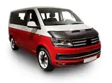 Auto-Bra kompatibel mit VW T6 Bj. ab 2015 Multivan Transporter Caravelle Haubenbra Steinschlagschutz Tuning Bonnet Bra (Bonnet Bra)