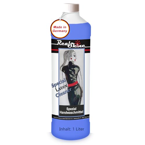 Optimal Products Special Latex Cleaner 1 L I Latex Pflege Waschmittel mit Glanz I geruchsneutraler Latexreiniger vegan I Spezialwaschmittel für Latexkleidung I Auch Reiniger für Gummi - und Kunstleder